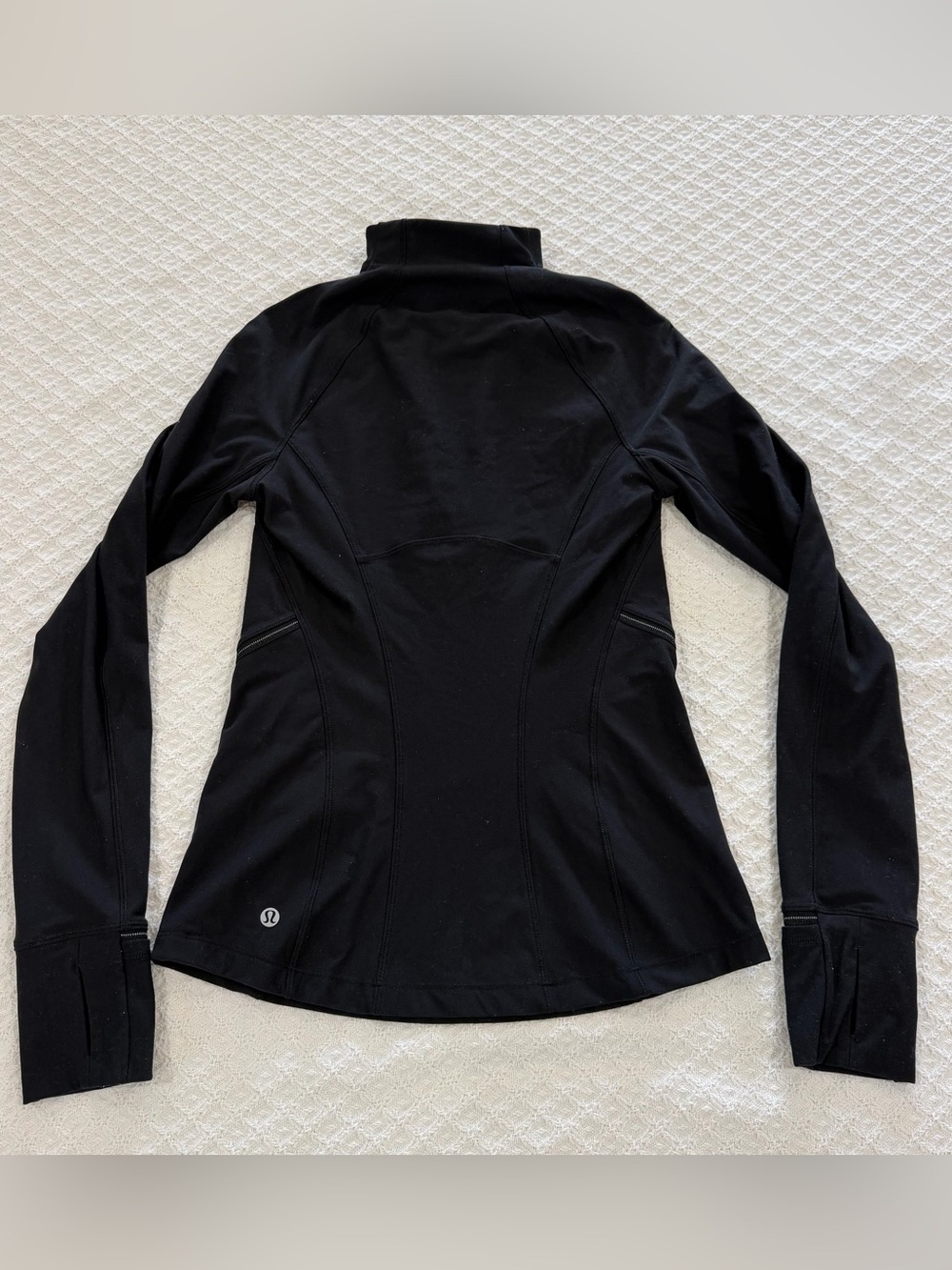 lululemon athletica Black Fitted Full-Zip Jacket - Women's